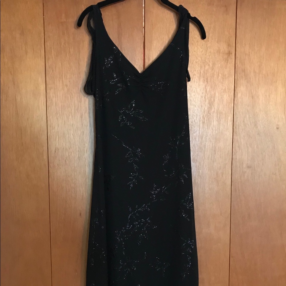 Black sequined dress